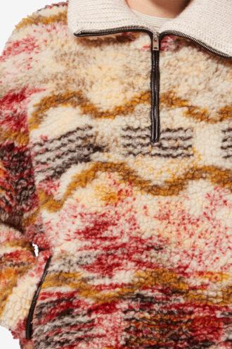 Abrigo de felpa Marner con estampado de nubes Abrigo de felpa Marner con estampado de nubes