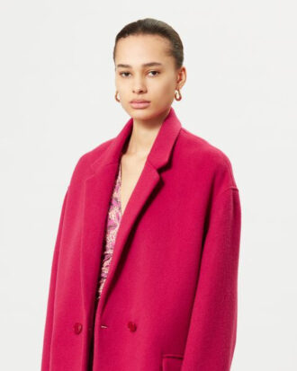 Abrigo oversize de lana Efegozi