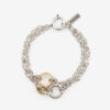 Anillo Dancing Man Pulsera de cadena y anillos