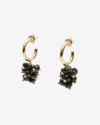 Aretes de aro dorados Polly