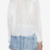 Blusa con volantes Pamiala en voile de algodón liso Blusa con volantes Pamiala en voile de algodón liso