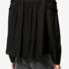 Blusa de algodón fruncida Christa Blusa de algodón fruncida Christa