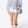 Blusa de algodón y encaje floral Polly Blusa de algodón y encaje floral Polly