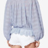 Blusa de algodón y encaje floral Polly Blusa de algodón y encaje floral Polly