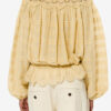 Blusa de algodón y encaje floral Polly Blusa de algodón y encaje floral Polly