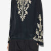 Blusa de crepé bordada Falonne Blusa de crepé bordada Falonne