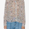 Blusa de crepé estampada Noeline Blusa de crepé estampada Noeline