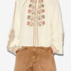 Blusa de gasa bordada Lynne Blusa de gasa bordada Lynne