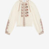 Blusa de gasa bordada Lynne Blusa de gasa bordada Lynne