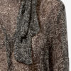 Blusa de muselina estampada Leona Blusa de muselina estampada Leona
