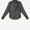 Blusa de muselina estampada Leona Blusa de muselina estampada Leona