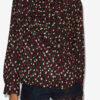 Blusa de seda con estampado de lunares Emany Blusa de seda con estampado de lunares Emany