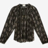 Blusa de seda con estampado gráfico Syra Blusa de seda con estampado gráfico Syra