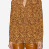 Blusa de seda estampada Sima Blusa de seda estampada Sima