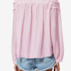 Blusa de voile de algodón con volantes Christa Blusa de voile de algodón con volantes Christa
