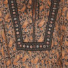 Blusa de voile de algodón estampada Gayle Blusa de voile de algodón estampada Gayle
