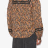 Blusa de voile de algodón estampada Gayle Blusa de voile de algodón estampada Gayle