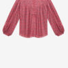 Blusa de voile de algodón estampada Salika Blusa de voile de algodón estampada Salika