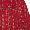 Blusa de voile de algodón estampada y fruncida Salika Blusa de voile de algodón estampada y fruncida Salika