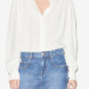 Blusa Estela en crepé liso con bordado inglés Blusa Estela en crepé liso con bordado inglés