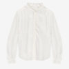 Blusa Estela en crepé liso con bordado inglés Blusa Estela en crepé liso con bordado inglés