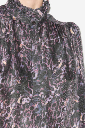 Blusa fluida estampada Lamia Blusa fluida estampada Lamia
