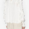 Blusa fluida Seila con encaje y volantes Blusa fluida Seila con encaje y volantes