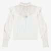 Blusa fluida Seila con encaje y volantes Blusa fluida Seila con encaje y volantes