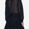 Blusa Gaia de voile de algodón liso Blusa Gaia de voile de algodón liso