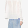 Blusa Gaia de voile de algodón liso Blusa Gaia de voile de algodón liso
