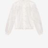 Blusa Gaia de voile de algodón liso Blusa Gaia de voile de algodón liso