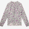 Blusa María de voile de algodón estampado Blusa María de voile de algodón estampado