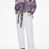 Blusa Maria de voile de algodón estampado Blusa Maria de voile de algodón estampado