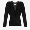 Blusa Marlin en terciopelo quemado Blusa Marlin en terciopelo quemado