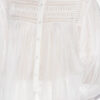 Blusa Plalia de voile de algodón fruncido