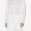 Blusa Plalia de voile de algodón fruncido