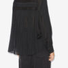 Blusa Plalia de voile de algodón fruncido