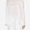 Blusa Plalia de voile de algodón fruncido