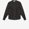 Blusa Plalia de voile de algodón fruncido