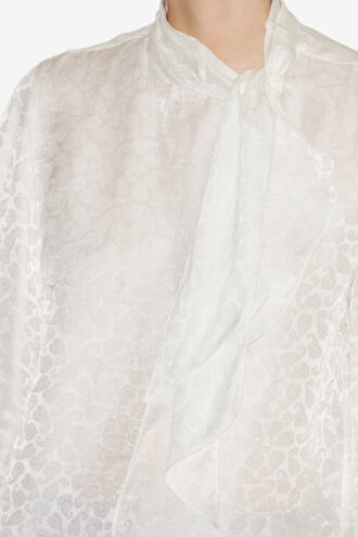 Blusa Raphaella de jacquard de seda Blusa Raphaella de jacquard de seda