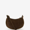 Bolso baguette Oskan Moon de piel de becerro anteada Bolso baguette Oskan Moon de piel de becerro anteada