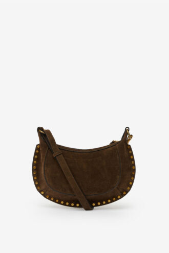 Bolso baguette Oskan Moon de piel de becerro anteada