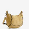 Bolso baguette Oskan Moon de piel de becerro anteada