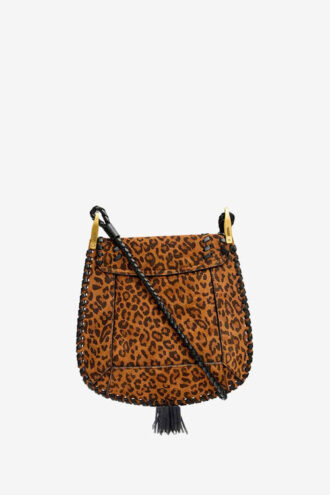 Bolso bandolera de ante estampado Anahi
