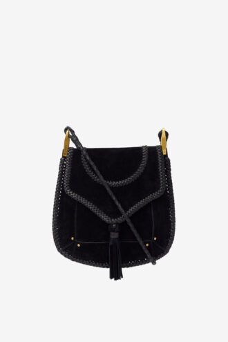 Bolso bandolera de ante trenzado Anahi