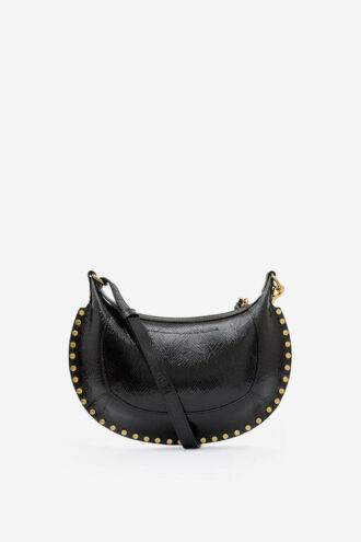 Bolso bandolera de piel con efecto pitón Oskan Moon