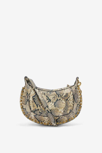 Bolso bandolera de piel estampada Oskan Moon