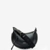Bolso bandolera Mini Moon de piel granulada Bolso bandolera Mini Moon de piel granulada