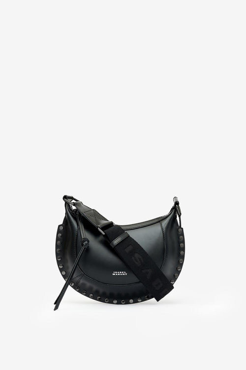 Bolso bandolera Mini Moon de piel granulada Bolso bandolera Mini Moon de piel granulada