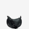 Bolso bandolera Mini Moon de piel granulada Bolso bandolera Mini Moon de piel granulada